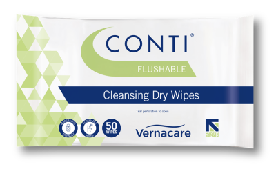 Conti Flushable Dry Wipe