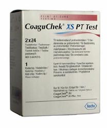 Coaguchek XS PT Test Strips Pack of 48