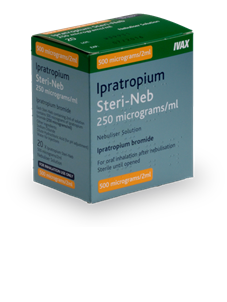 [AMB] (POM) Ipratropium- 250mcg/1ml - 1ml Vials - (Pack 20)