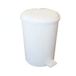 12 Litre Pedal Bin White