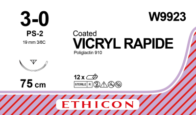 Coated Vicryl Rapide Suture W9923