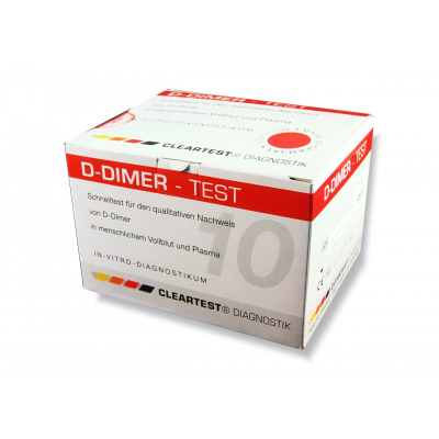 Cleartest D-Dimer Test Kits (10 Tests)