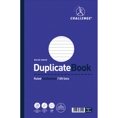 Ruled and Taped Duplicate Book 297 x 195 mm