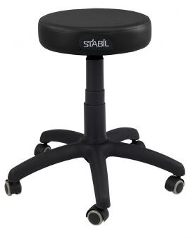 STABIL Premium Stool Black Upholstery