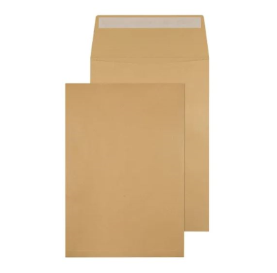 Q-Connect Envelope Gusset, Peel and Seal 120gsm Manilla