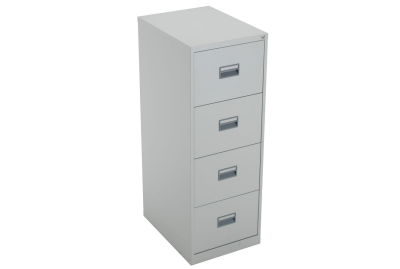 4 Drawer Filing Cabinet Grey