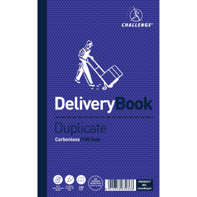 Challenge Carbonless Duplicate Delivery Book 100 Sets 210x130mm