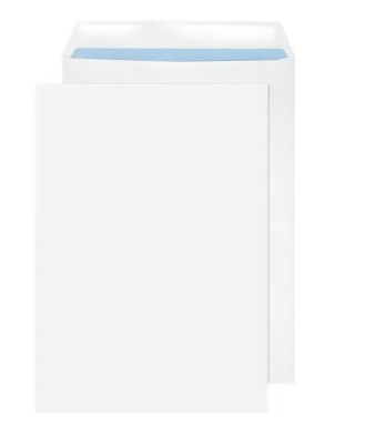 Evolve C4 Envelopes Recycled Pocket Self Seal 100gsm White