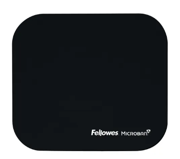 Fellowes Microban Antibacterial Mouse Pad Black