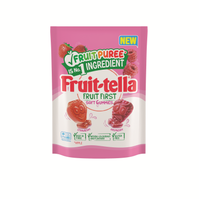 Fruit-tella Fruit First Soft Gummies Raspberry and Strawberry 140g