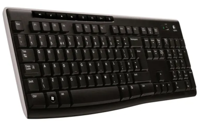 Logitech K270 Wireless Keyboard, Black