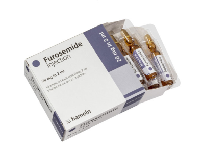 [AMB] (POM) Furosemide 20mg/2ml - 2ml Ampoule - (Pack 10)