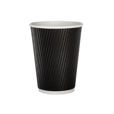 35cl Black Ripple Cup (500 Pack)