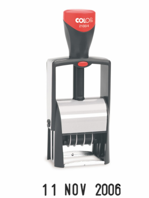 Colop 2100/4 Self-Inking Line Date Stamp Black