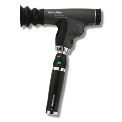 Welch Allyn PanOptic Ophthalmoscope with Cobalt Blue Filter and a Lithium Ion Handle