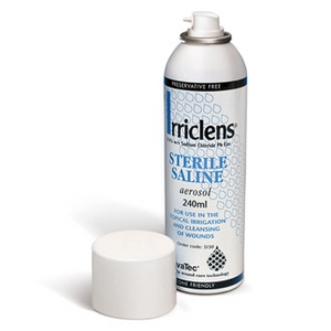 (GSL) Irriclens Sterile Saline - 0.9%/240ml - 240ml Aerosol - (Pack 1)