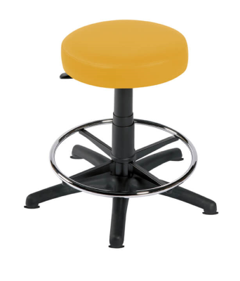 Sunflower Gas Lift Stool with Foot Ring & 5 Glides