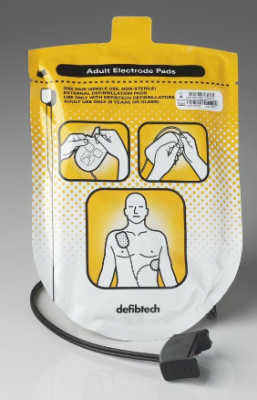 Pads for Lifeline ECG Defibrillator Adult