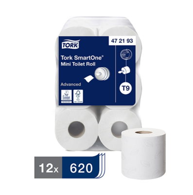 Tork Advanced SmartOne Mini Toilet Roll - T9