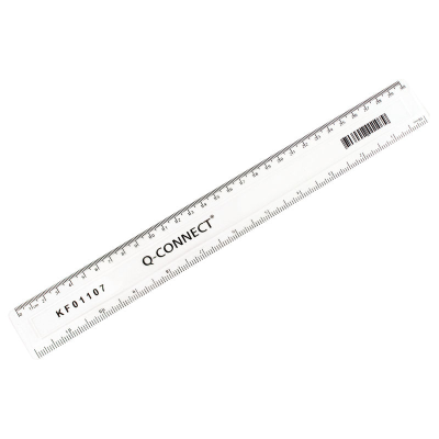 Ruler Shatter Resistant Plastic 30cm