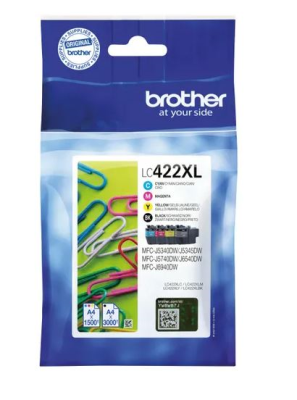 Brother LC422XL Inkjet Cartridge High Yield Multipack