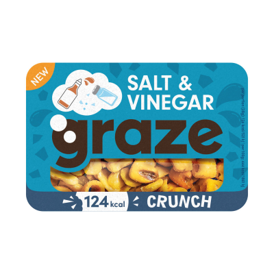 Graze Salt/Vinegar Crunch Punnet Pk9