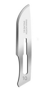 Swann Morton Stainless Steel Scalpel Blades Number 10