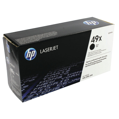 HP No.49X High Capacity Black Toner Single Pack