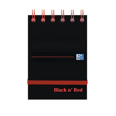 Oxford Black N' Red Twinwire Notebook A7