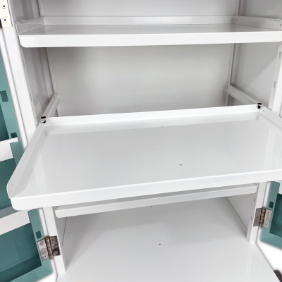 Sliding Style Internal Shelf for Double Door MDS Drugs Trolley