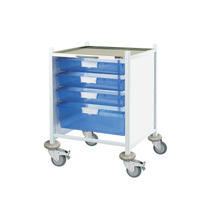 VISTA 40 Clinical Trolley 3 Single & 1 Double Trays