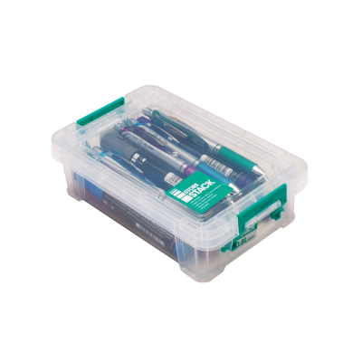 A4 Clear Plastic Storage Box Holder 220 x 100 x 70 mm