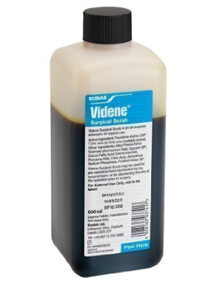 [AMB] (P) Videne Surgical Scrub - 500ml - 500ml Bottle - (Pack 1)