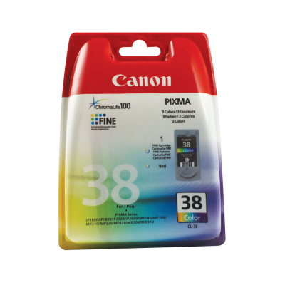 Canon CL-38 Colour Inkjet Cartridge Tri-Colour Cyan/Magenta/Yellow