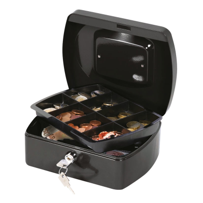 8" Cashbox, Black