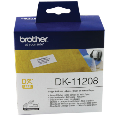 Brother P-Touch DK11208 Labels, 90 x 38 mm