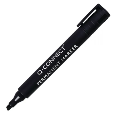 Permanent Chisel Markers Black