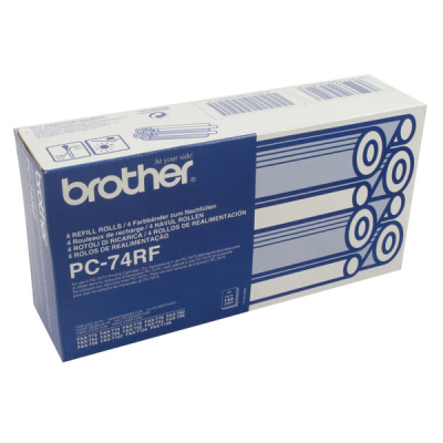 Brother PC-74RF Original Thermal Fax Ribbon Black