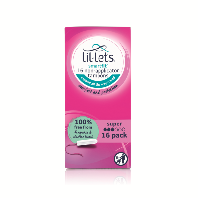 Lil-Lets Non-Applicator Tampons Super x16