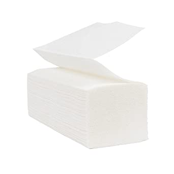 Standard 2 Ply V-Fold Hand Towels - White