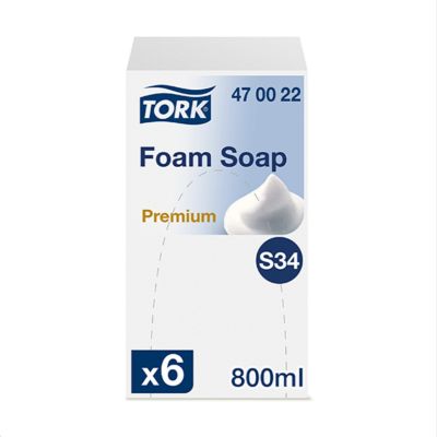 Tork Foam Soap Cartridge Refill, 800ml - S34