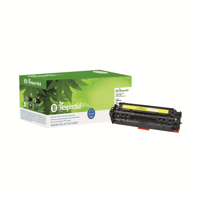 Respectful HP 312A Compatible Yellow LaserJet Toner Cartridge CF382A