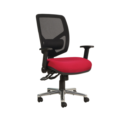 Mesh Back Task Chair Red