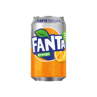 Fanta Orange Zero 330ml Cans