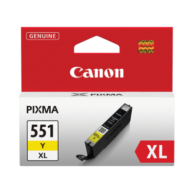 Canon CLI-551Y XL Yellow High Yield Inkjet Cartridge