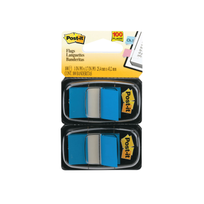 Post-it Index Tabs Dispenser with Blue Tabs