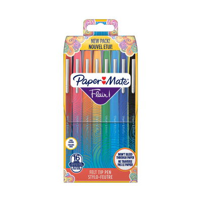 Paper Mate Flair Felt Tip Pen Medium Red