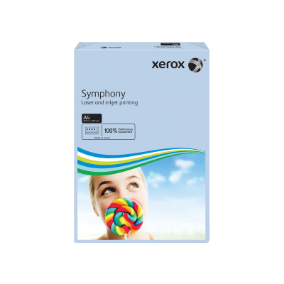 Xerox Symphony Pastel Tints Blue Ream A4 Paper 80gsm