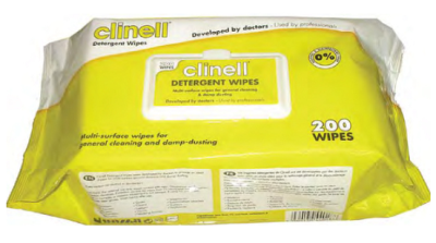 Clinell Detergent Wipes