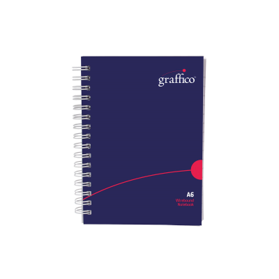 Graffico Hard Cover Wirebound Notebook 160 Pages